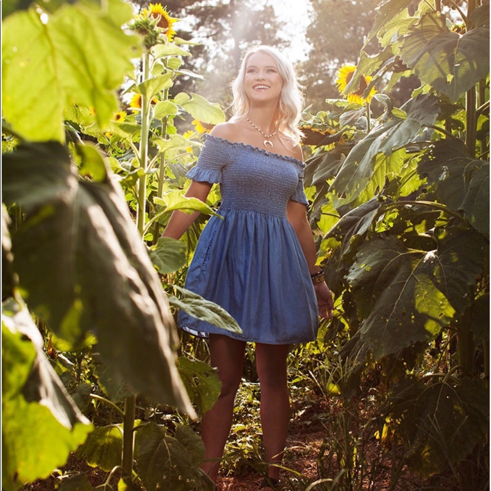 Off the shoulder dress